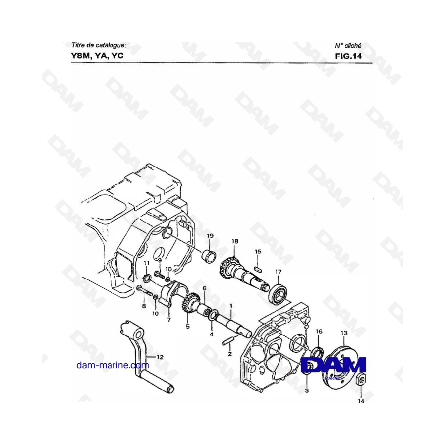 Yanmar YSM8 / YSM12 - MANUAL STARTING & P.T.O. SHAFT DEVICE