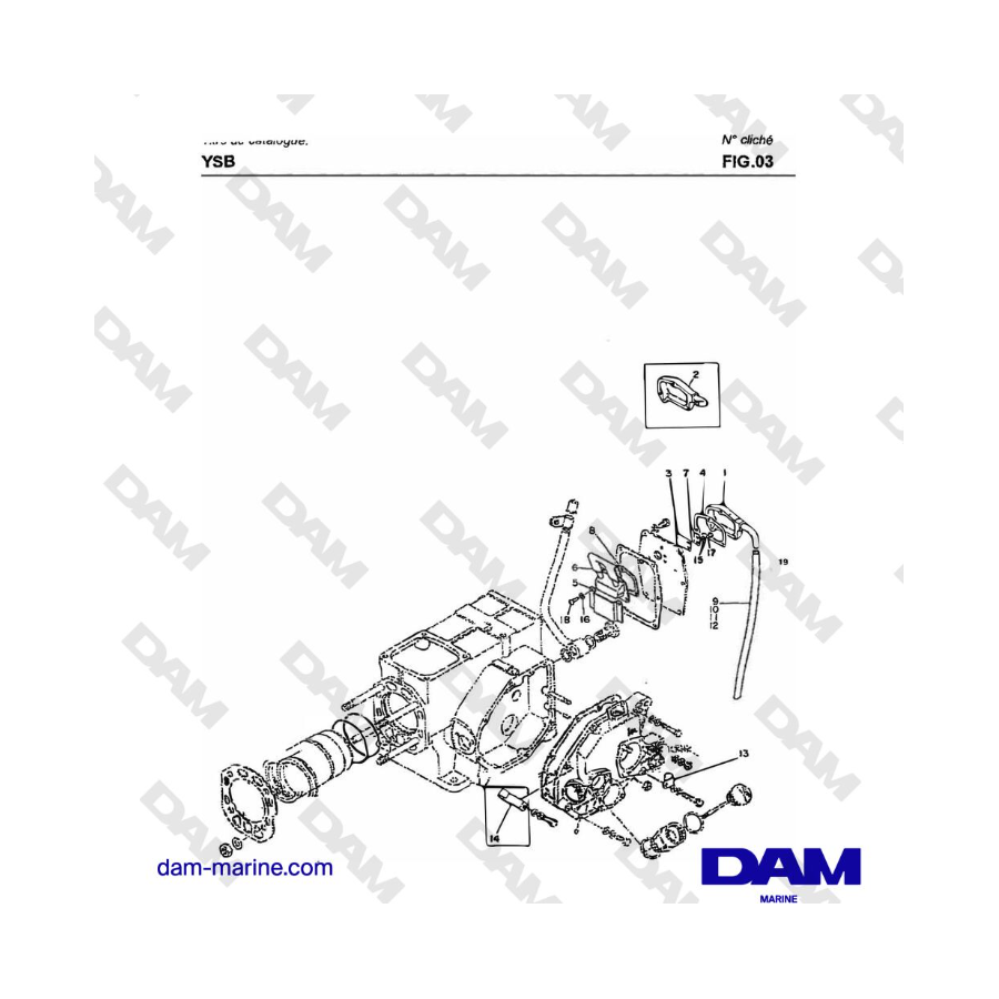 Yanmar YSB8 / YSB12 - BREATHER Yanmar YSB8 / YSB12 - BREATHER