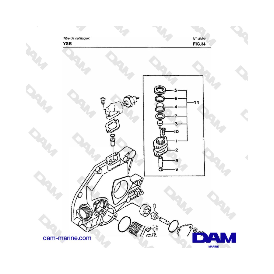 Yanmar YSB8 / YSB12 - OILER Yanmar YSB8 / YSB12 - OILER