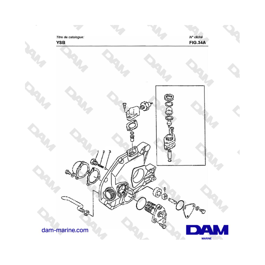 Yanmar YSB8 / YSB12 - SAFETY VALVE Yanmar YSB8 / YSB12 - SAFETY VALVE