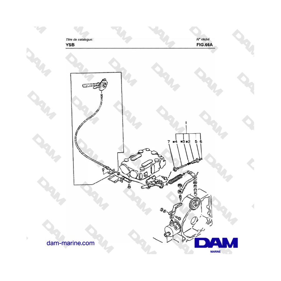 Yanmar YSB8 / YSB12 - IDLE ADJUSTER Yanmar YSB8 / YSB12 - IDLE ADJUSTER