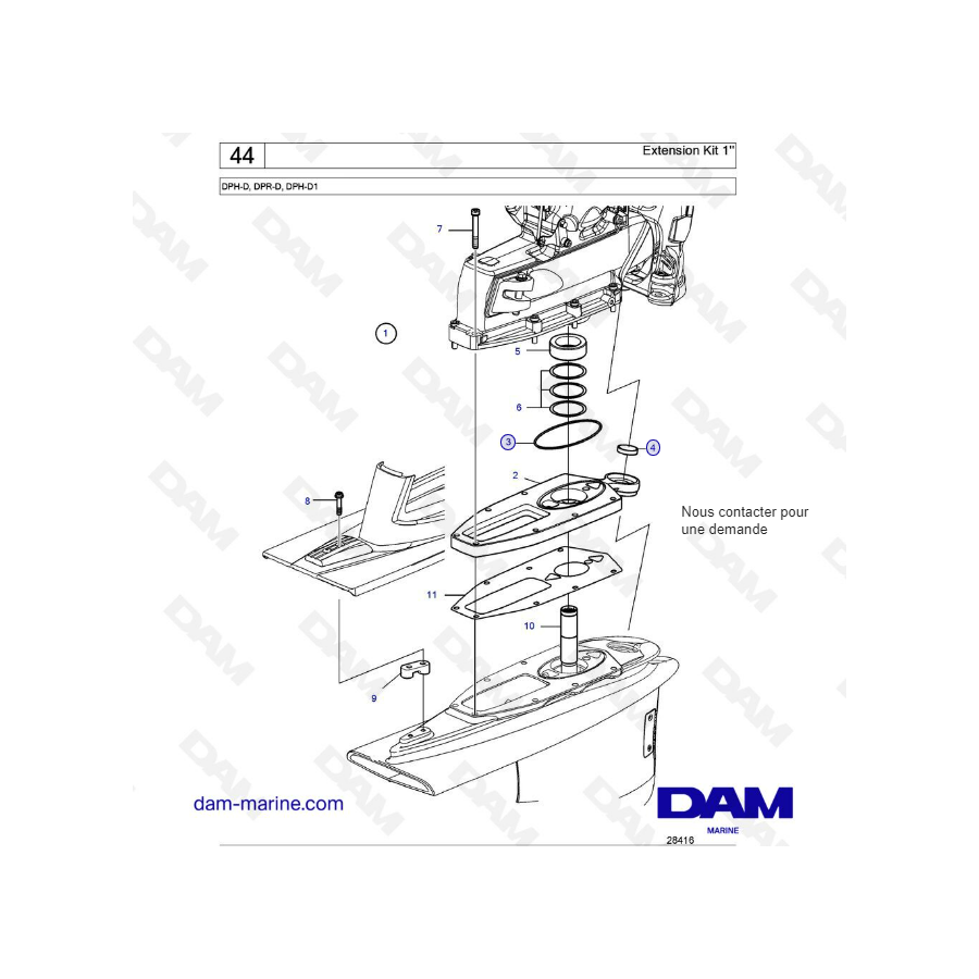 DPH-D, DPR-D, DPH-D1 Extension kit DPH-D, DPR-D, DPH-D1 Extension kit