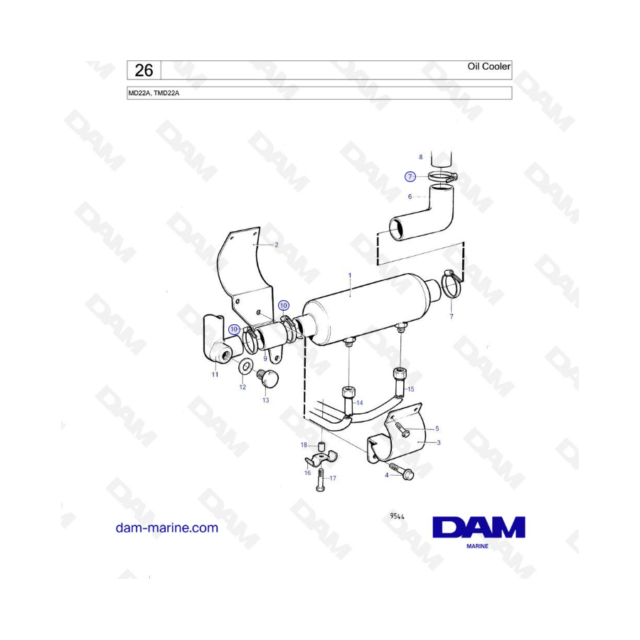 Volvo Penta MD22A / TMD22A -