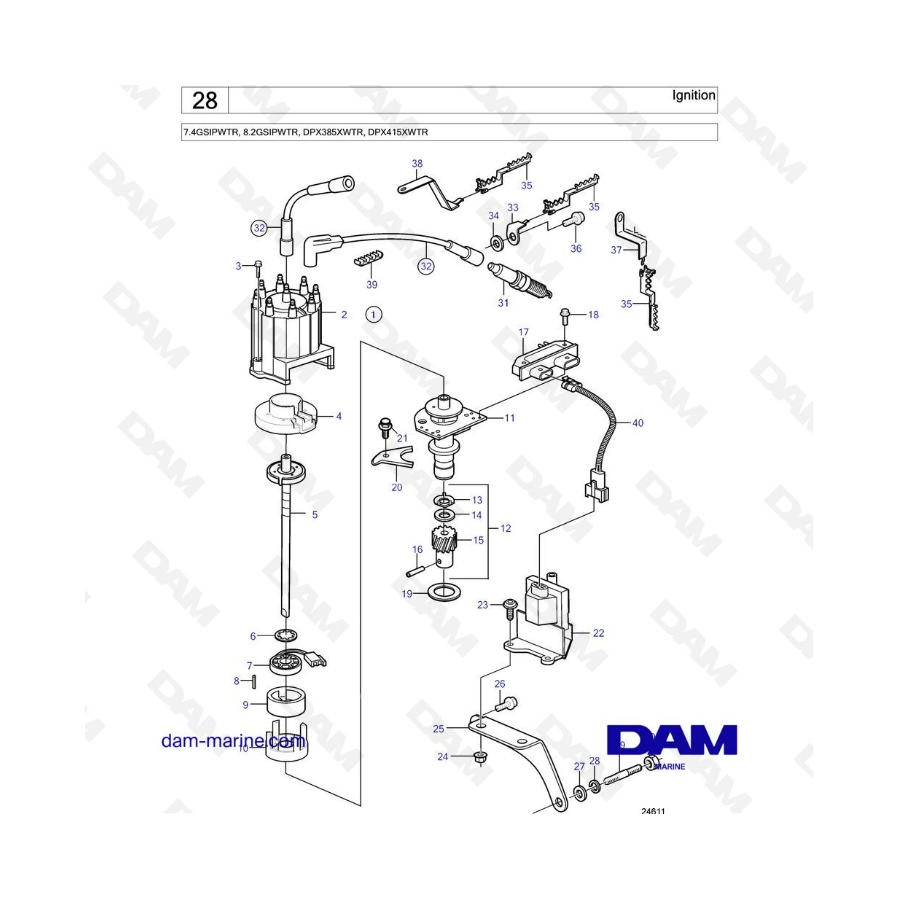 Volvo Penta 7.4L GSI / 8.2L GSI - Ignition 